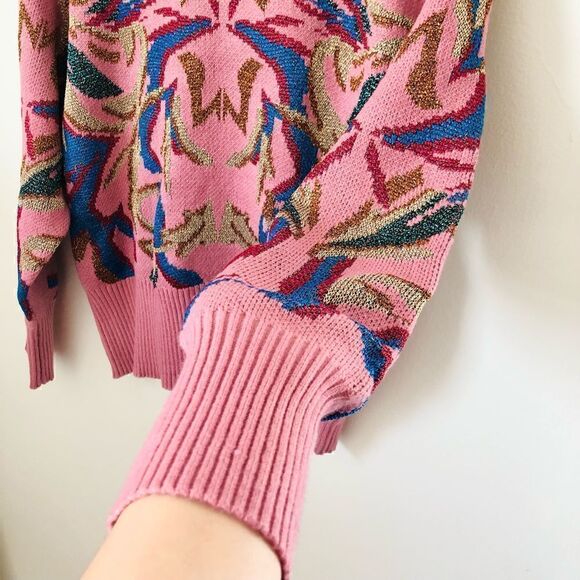 Suncoo Pandor Sweater Pull Pandor-Pink and Gold Parisian sweater - Picture 11 of 16